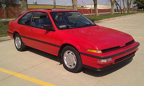 1988 acura integra ls red coupe 92k! honda 86 87 89 90 91 93 94 95 96 01 prelude