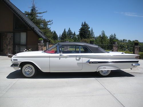 1960 chevrolet impala convertible, 283 v8 4-bbl dual exhaust, 2-speed powerglide