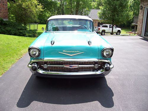 57 chevy 2dr ht.