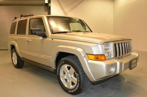 Jeep commander limited 4x4 v8 4.7l dvd power heated leather keyless clean carfax