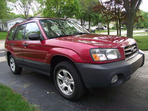 2003 subaru forester x awd,1 owner,clean,runs very well,no reserve.