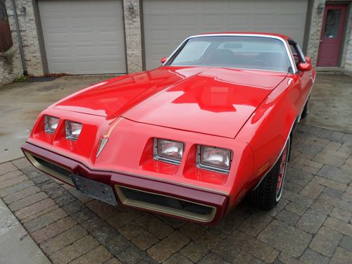 1979 red bird edition! survivor car, org. paint, 4 spd. and low miles