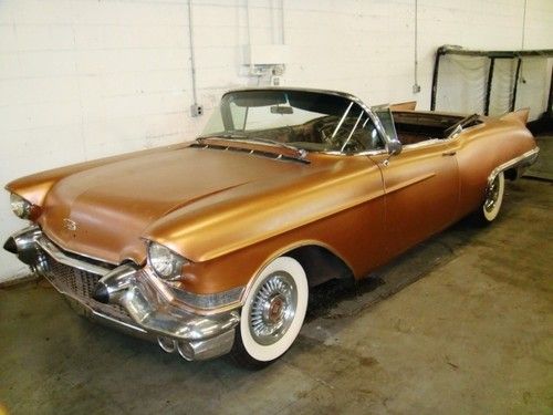1957 cadillac eldorado convertible - barn find - rare options