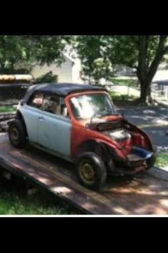 1973 vw bug convertible project