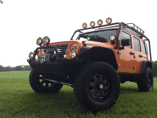 Sema truck 2011 jeep wrangler unlimited w/40k in customization &amp; accessories