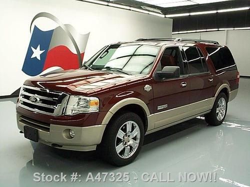 2008 ford expedition el king ranch 4x4 sunroof nav 51k texas direct auto