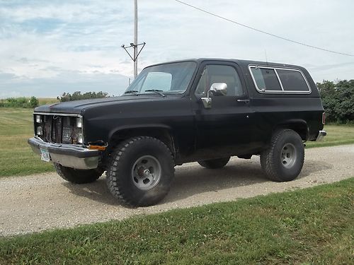 1985 chevy k10 blazer 4x4 35 in tires removable top needs transmission
