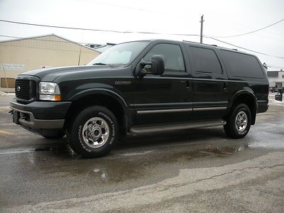 No reserve 2003 ford excursion limited 6.0 diesel 4x4 nice nice