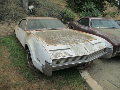 1966 oldsmobile toronado california barn find protect-o-plate