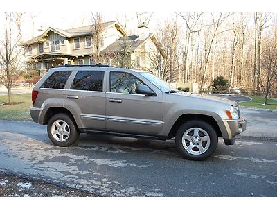 2005 jeep grand cherokee limited v8 1 owner-clean carfax-leather-heated seats