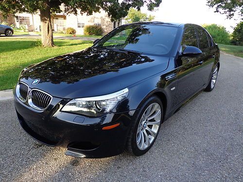 2010 bmw m5 auto navigation 500hp v10 clean carfax low miles loaded!