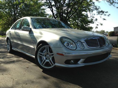2004 mercedes benz e55 amg kompressor flawless low miles supercharged!