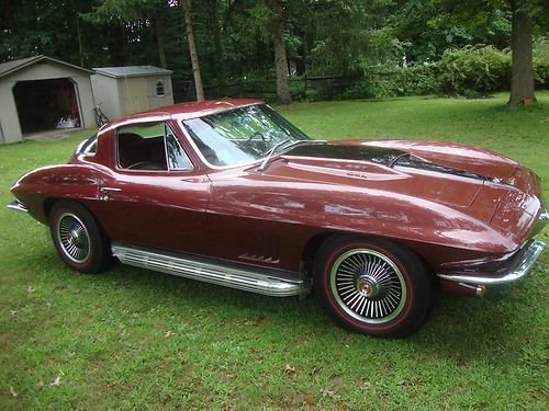 1967 corvette coupe original 400 h.p. car matching #s 4sp muncie
