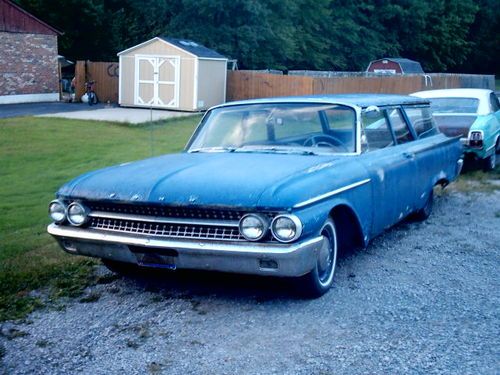 1961 ford ranch wagon 2dr vert rare