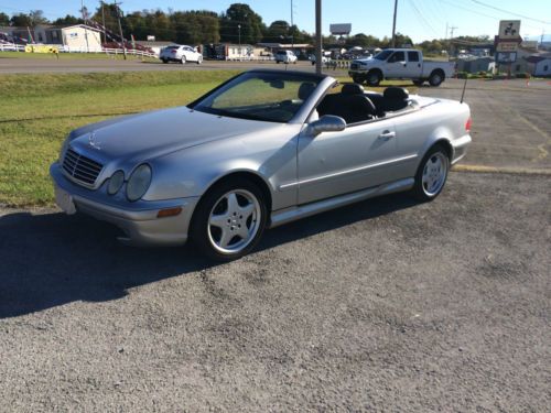 2000 mercedes-benz clk430 convertible hids leather amg wheels only 105k miles