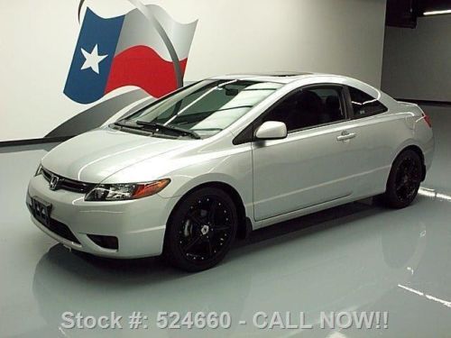 2008 honda civic ex coupe 6-speed sunroof 18&#039;s only 18k texas direct auto