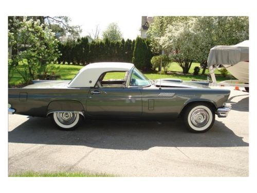 1957 ford thunderbird 2800 miles v-8 auto 245 hp restored to original