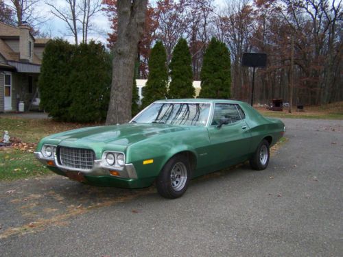 1972 gran torino green 302 automatic pb ps