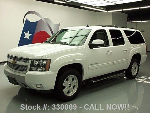 2013 chevy suburban z71 4x4 sunroof htd leather dvd 10k texas direct auto
