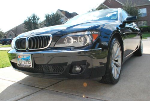 2007 bmw 750li black with tan interior only 55k miles - 2nd owner