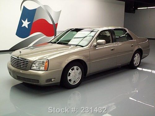 2004 cadillac deville v8 leather 6-passenger only 49k!! texas direct auto
