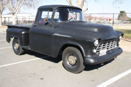 1956 chevrolet stepside pickup-short bed-3100-napco-apache-1955-1957-1958-1959