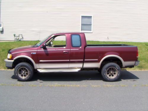 1997 ford f150 extended cab lariat 4x4 pick up truck automatic 3 door 5.4l