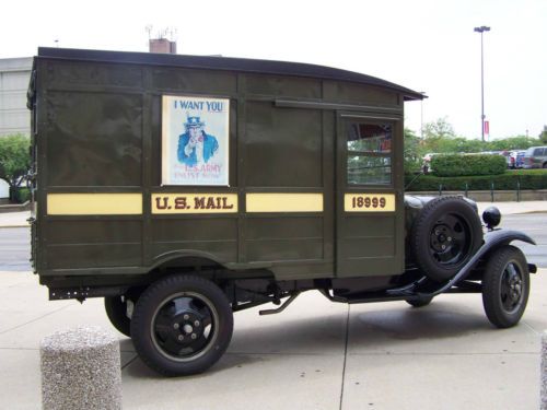 1931 model aa ford mail truck