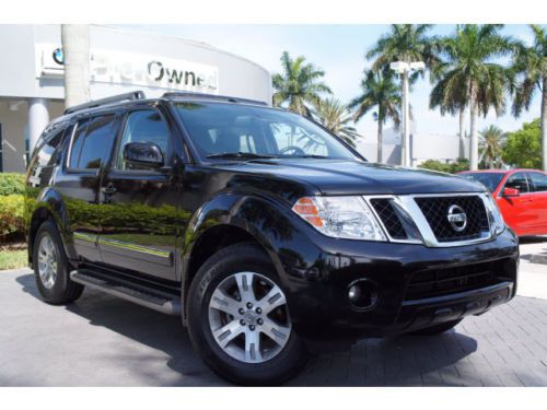 2012 nissan pathfinder silver edition rearwheel drive 1owner cleancarfax florida