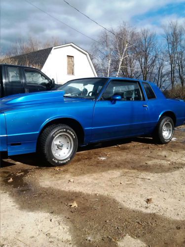 84 monte carlo ss big block 5spd running project. no rust southern car