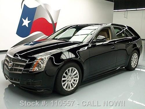2010 cadillac cts lux wagon htd seats pano sunroof 36k texas direct auto