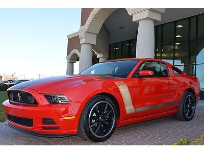 2013 boss 302 mustang, recaros, car cover, number 3051, only boss on the lot!!!!