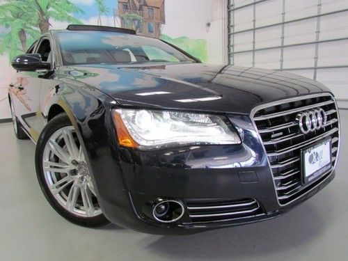 2011 audi a-8 l, panoramic, every option,1 owner , factory warranty,$94,250 !