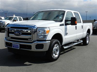 Crew cab xlt lariat 4x4 powerstroke diesel shortbed low miles only 6k low price