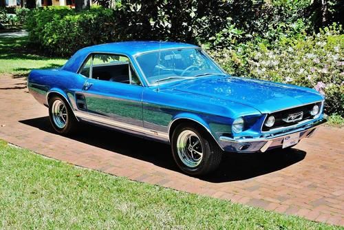 Real deal 1 owner 1967 ford mustang gta s code coupe 390 v-8 marti report 1of 1