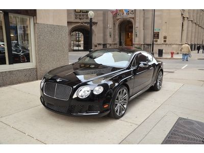 2013 bentley gt speed black on black new car $244,160 msrp!!