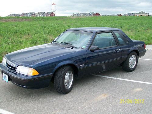 1991 ford mustang lx notchback coupe 2-door 5.0l
