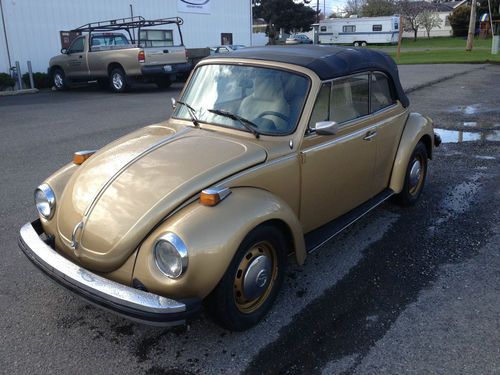 *rare* 1974 sunbug convertible classic vw bug! low production number no reserve