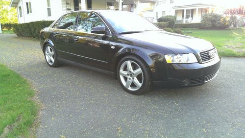 2002 audi a4 awd sport clean blk on blk 6speed v6 clean