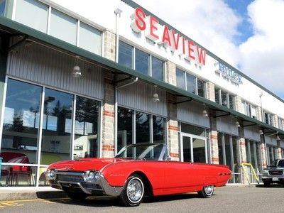 1962 ford thunderbird 2-door convertible with sports roadster top ! lazer strt !