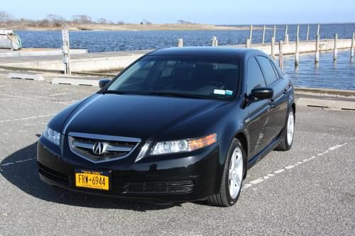 2005 acura tl - navigation / black on black / ipod equipped / mint