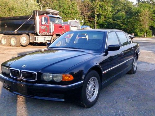 1999 bmw 740 il for parts or fix no reserve
