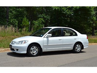Hybrid - honda civic - white - 42 mpg - auto - one owner - great  condition