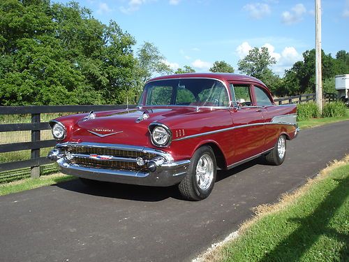 1957 chevy 2-door post, beautiful show car, runs and drives great, must see