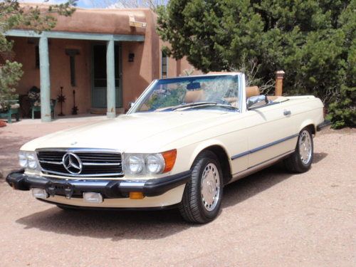 560 sl roadster, excellent condition with only 50,400 miles