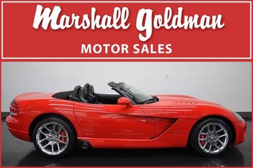 2004 dodge viper srt/10 convertible viper red with black only 5900 miles