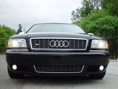 Rare awd 2001 audi s8 black on gray 4.2 360hp front and rear heated seats fast