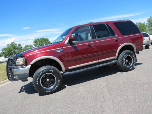1999 ford expedition 4x4 lifted 1 owner 5.4 v8 eddie bauer loaded runs great!