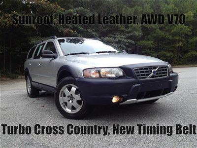 Cross country no accidents sunroof heated leather turbo 2.4t awd new timing belt