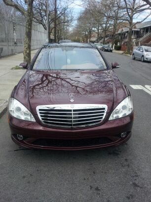 2007 mercedes benz s550 amg burgandy fully loaded 8 cylinder panoramic roof